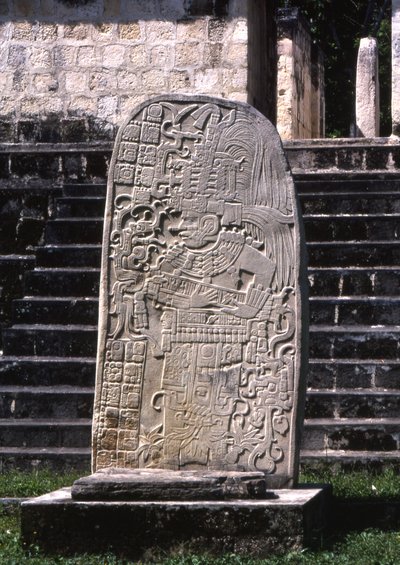 Seibal, Stele 10, Periodo Classico Ultimo, 849 d.C. da Mayan